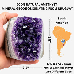 TruEnergy amethyst packaged safely for secure delivery