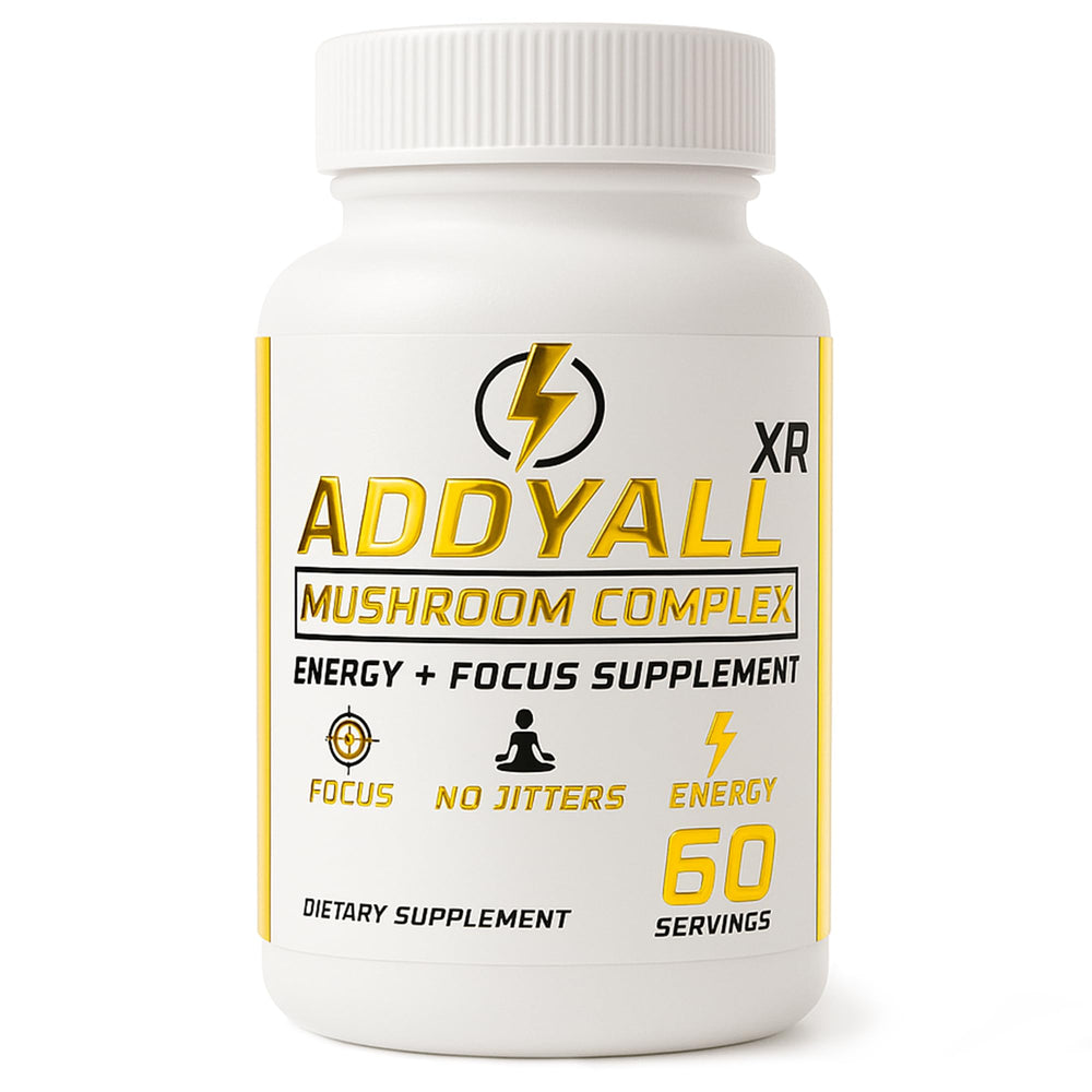 True Wood AddyAll XR bottle on a desk for focused work sessions.