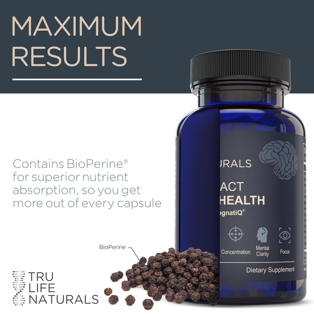 TRULIFE NATURALS NeuroACT tablet dispenser shot for daily use.