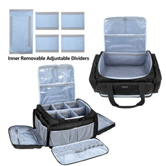 Trunab first responder bag interior dividers for customizable medical kit layout.