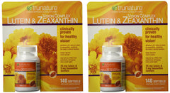TruNature Vision Complex bottle label highlighting lutein and zeaxanthin for eye support