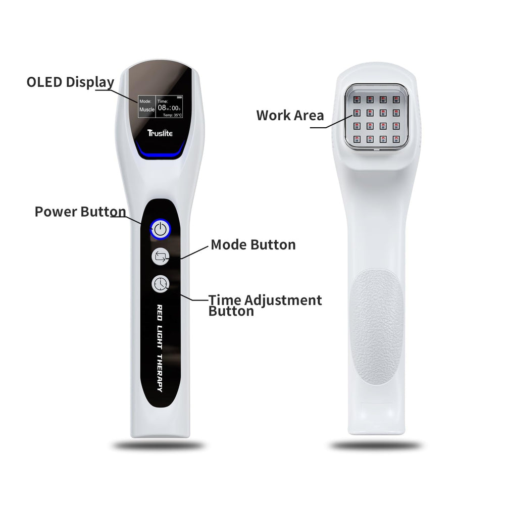 Control buttons allow dosage adjustments for experienced users