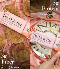 Truvani chocolate-almond-dates bar emphasizes flavor and energy for workouts or errands.