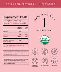 Truvani hydrolyzed collagen peptides unflavored pour shows quick mix for joints and nails.