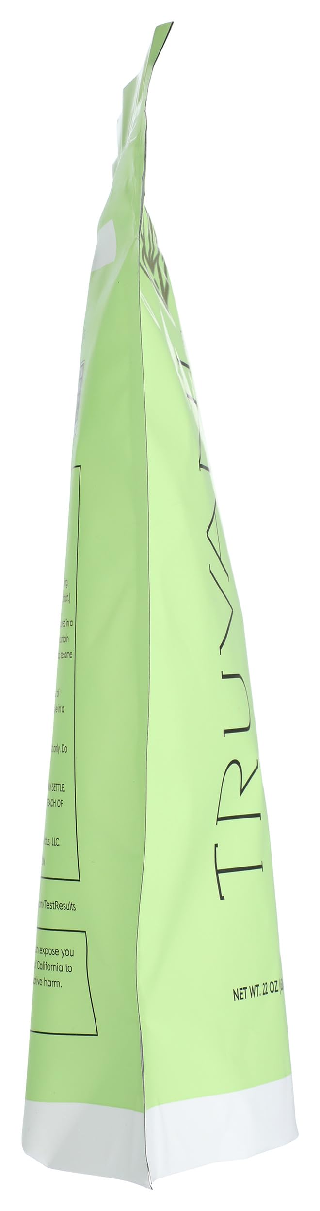 Truvani organic pea protein powder texture reveals smooth, mixable shake without chalkiness.