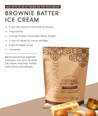 Farm-sourced grass-fed dairy concept around Truvani whey supports ethical sourcing cues.