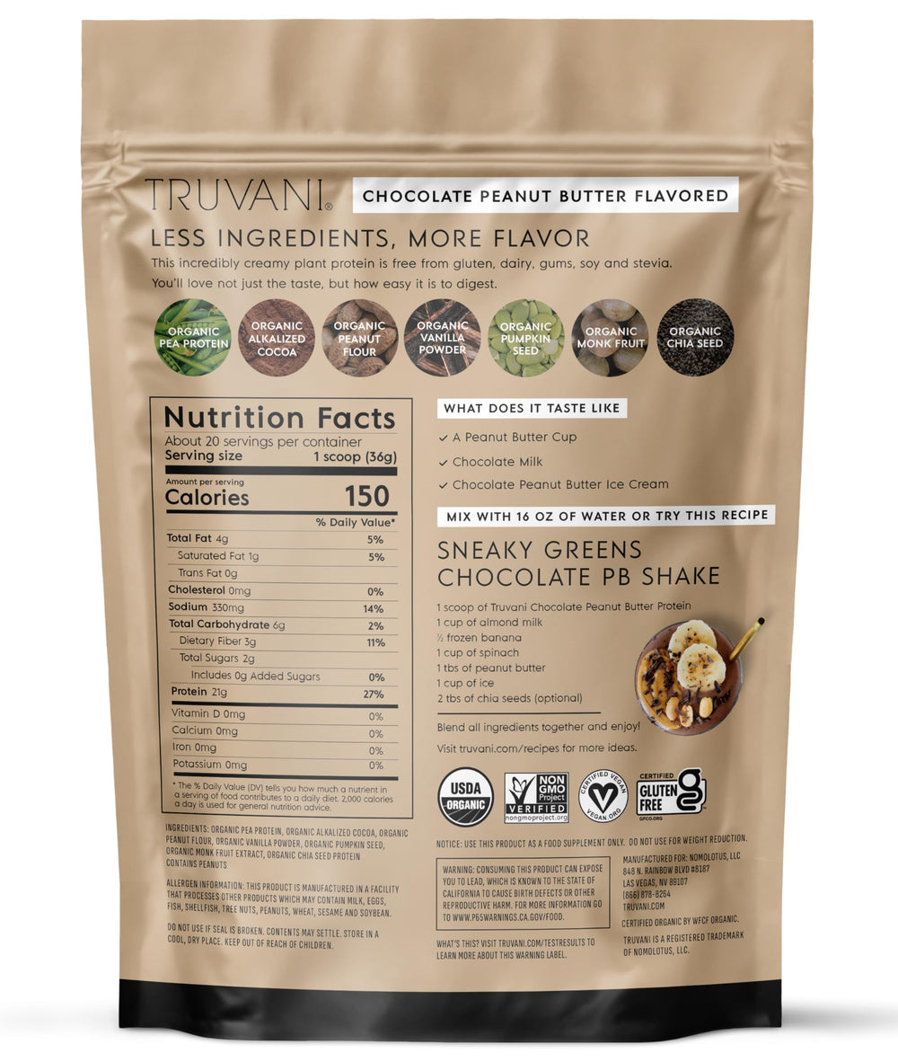 Truvani serving ideas for smoothies and bowls with protein.