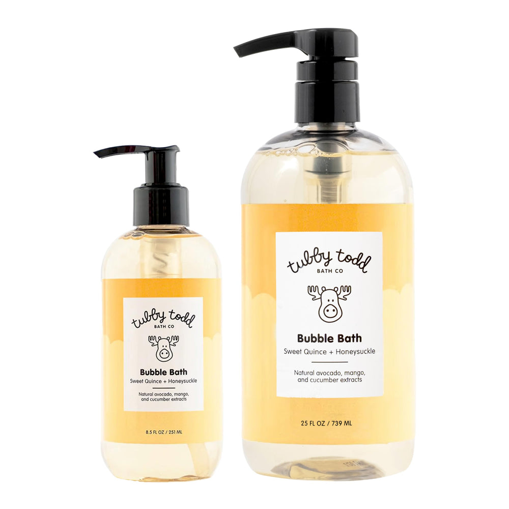Tubby Todd bubble bath kids pump-action bubbles for bath time