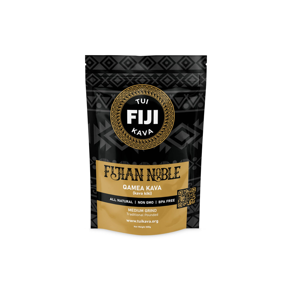 TUI KAVA straining bag setup for traditional preparation and relaxation