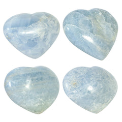 TUMBEELLUWA blue celestite heart puff stone gift packaging idea