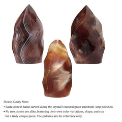 tumbeelluwa flame crystal decor for office desk improves energy balance