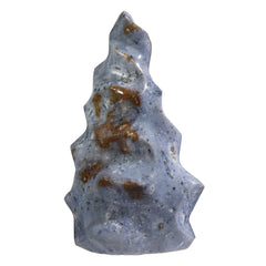 TUMBEELLUWA Ocean Jasper Flame Tower on a shelf adds calm focus and style