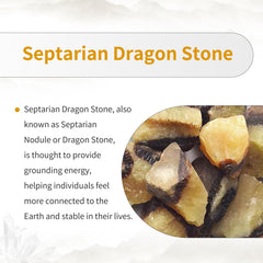 TUMBEELLUWA Septarian Dragon Stone wand meditation-use aids focus