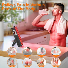 Tuohun device shown for face and body treatments at home.