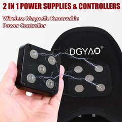 TUOYR side view shows a slim, portable design for on-the-go relief.