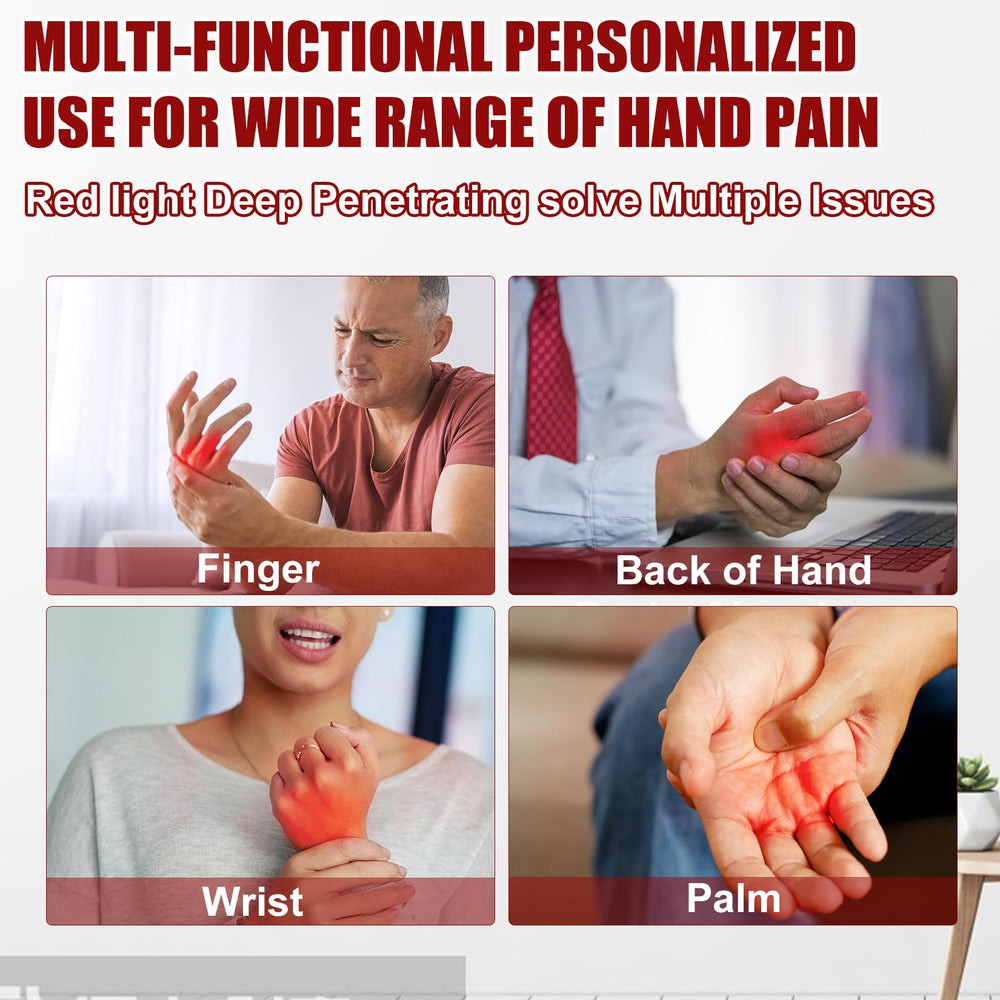 TUOYR worn-on-hand image demonstrates comfortable fit during therapy sessions.