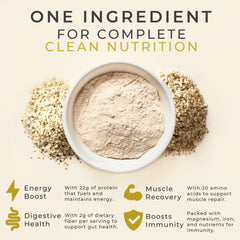 TUPAXA hemp protein smoothie bowl with creamy texture