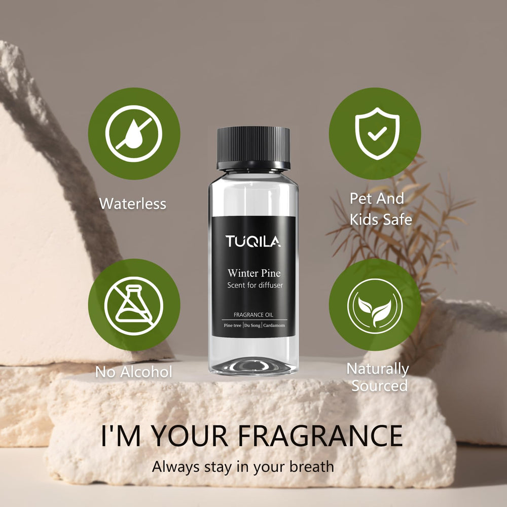 Tuqila cedarwood winter notes emphasize earthy depth and freshness