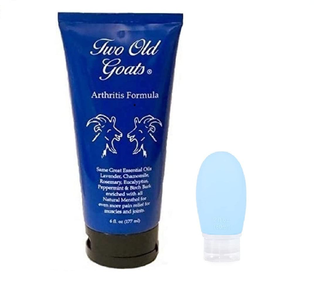 Two Old Goats Extra Strength Arthritis Formula tube soothing joints and moisturizing skin.