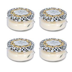 Tyler Creamy White jar candle front view enhances cozy home ambiance.