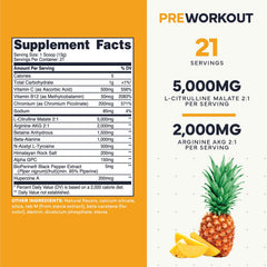 Type Zero pineapple mango scoop highlights flavor for tasty pre-workout energy without caffeine.