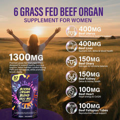 tzaxyan 1300mg beef organ supplement kidney capsules nourishing micronutrients