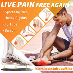 UBARONY insole used during hiking demonstrates shock absorption on long trails