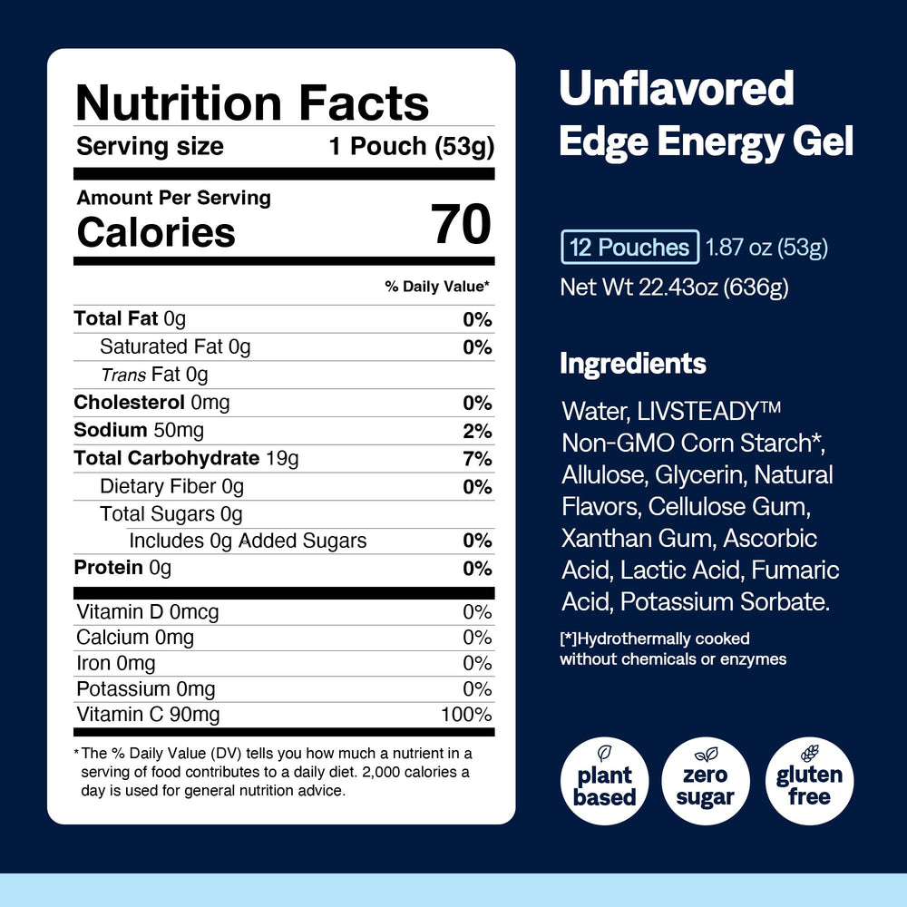 UCAN Edge energy gel shot on a bike for on-the-go cycling fueling