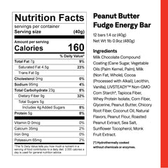 UCAN Energy Bar Peanut Butter Fudge packaging front showing natural ingredients.