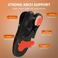 Ucanfeel high arch support insoles provide daily stability