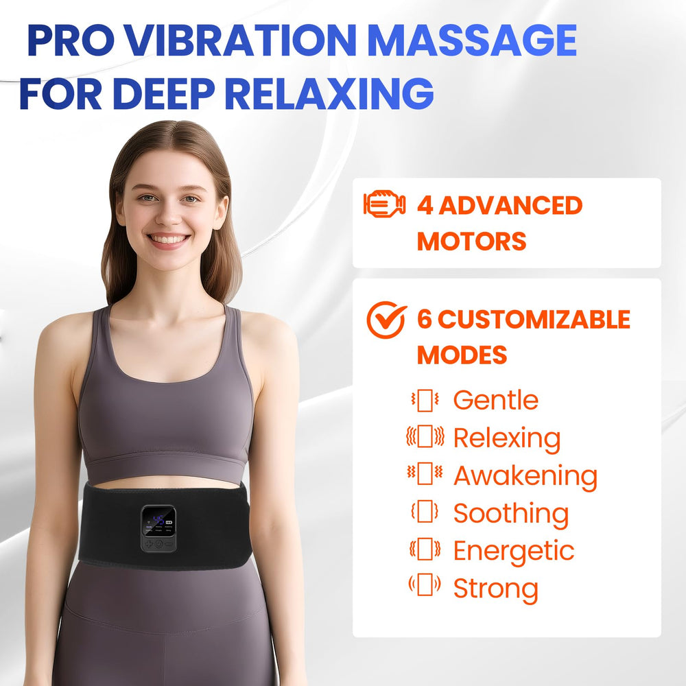 UISJL device offers 6 heat levels up to 55°C for soothing warmth