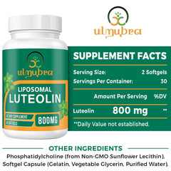Close-up of Ulmubra capsule texture and smooth coating for easy swallowing.