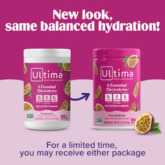 90-serving Ultima Replenisher canister side view for convenient storage