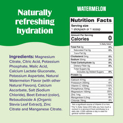 Ultima Replenisher Watermelon glass with water suggests refreshing electrolyte hydration.
