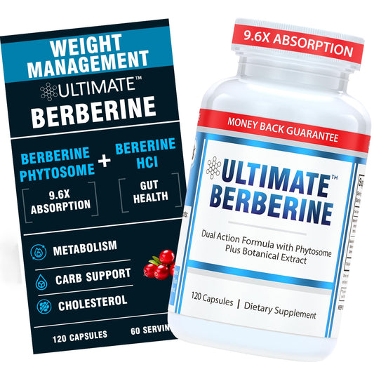 Ultimate Berberine Phytosome bottle setup for daily metabolic support