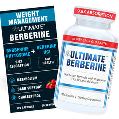 Ultimate Berberine Phytosome bottle setup for daily metabolic support