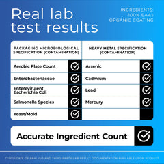 Gluten-free Ultimate EAA tablets emphasize easy digestion