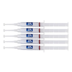 Ultra White 22% gel tube application for easy at-home whitening.