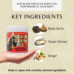 Umeken Black Garlic EX ginger element hints at flavor and everyday use.