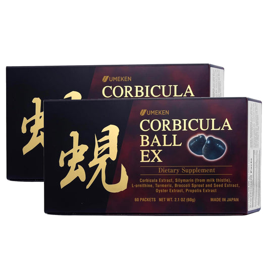 Umeken Corbicula Ball EX box front for daily liver support