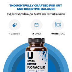 UMZU Floracil50 packaging view showing USA made quality standards and commitment.