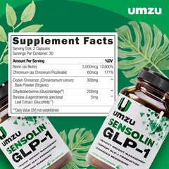 Dihydroberberine capsule from UMZU Sensolin supports metabolic balance.