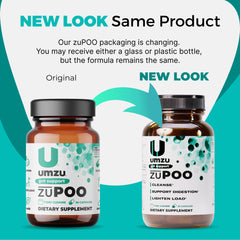 UMZU zuPOO bottle with label, illustrating a short-term cleanse option.