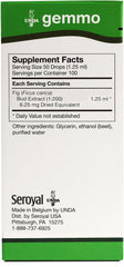 Dropper releasing fig bud extract from UNDA Gemmo Therapy bottle.