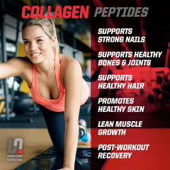 Undefined Nutrition Collagen Peptides back label for ingredient highlight.