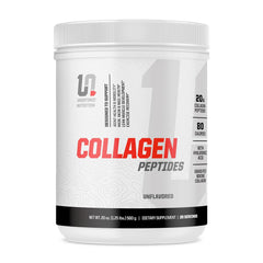 Undefined Nutrition Collagen Peptides bottle close-up for daily joint and skin support.