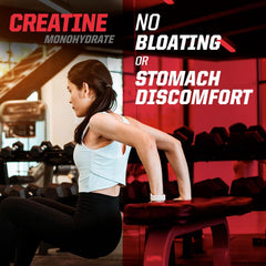 Close-up of fine micronized creatine monohydrate texture