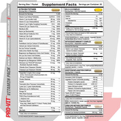 Undefined Nutrition Pro-VIT six capsules arranged for easy daily intake.