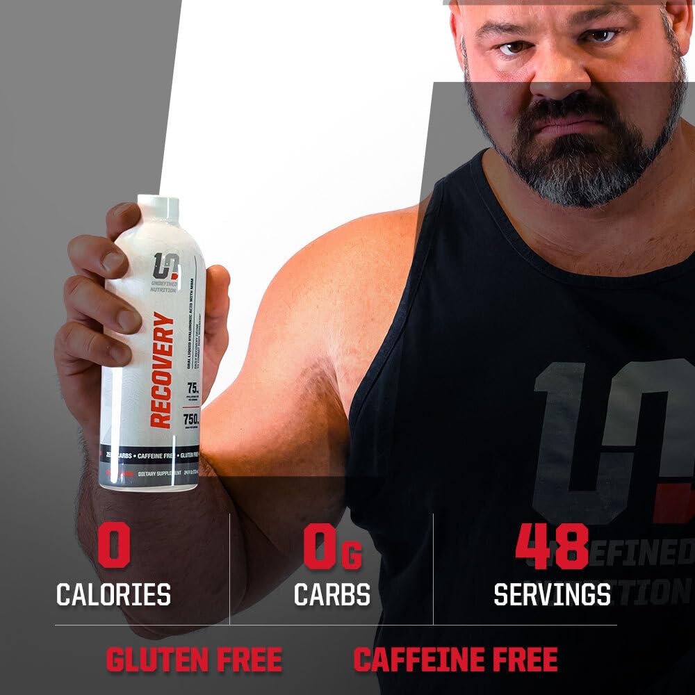 Undefined Nutrition Recovery measuring spoon shot conveys precise daily dosing.