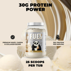Underground Bio Labs Panda Fuel protein label—clear nutrition for informed choices.